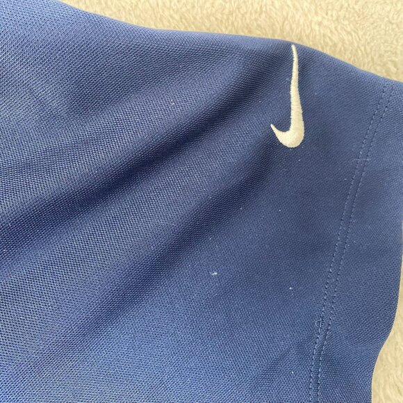 Nike Golf Men's Dri-Fit Polo Shirt Large Blue Short Sleeve Performance Activewea - Picture 5 of 14